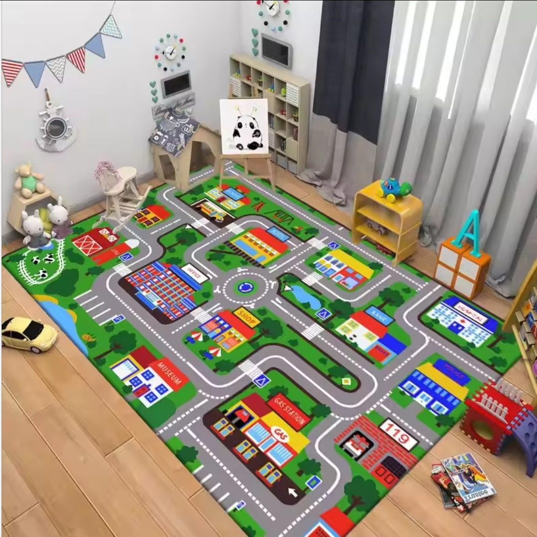 Educational Roadway Play Mat