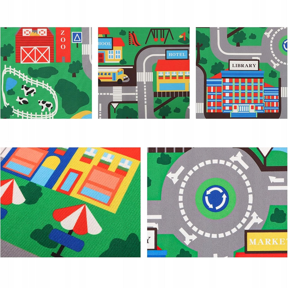 Educational Roadway Play Mat